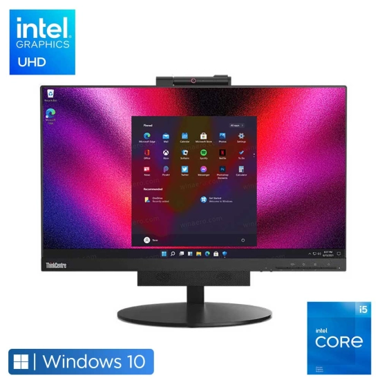 Lenovo ThinkCentre TIO 22 Gen3 – Ordinateur AIO -i5-6eme-8Go-256GoSSD 1
