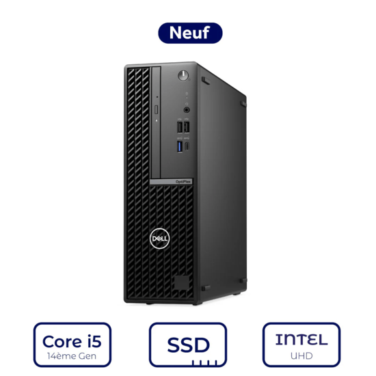 Dell Optiplex 7020 SFF – Core i5 14ᵉ Gen • 16 Go RAM DDR5 • SSD 512 Go