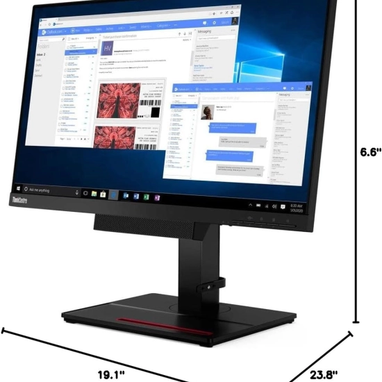 Lenovo ThinkCentre Tiny-in-One 24 Gen 4 i5-10500T 8Go SSD 256Go 24″ 5