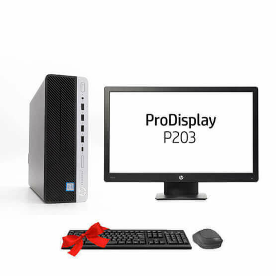 HP ProDesk 600 G4 SFF Core i5-8400 +HP ProDisplay P203