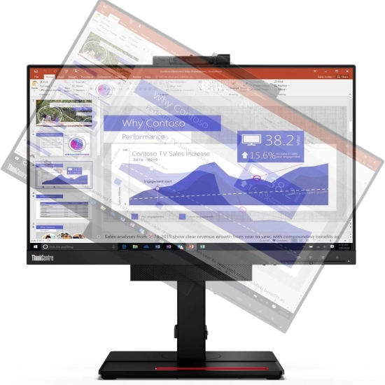 Lenovo ThinkCentre Tiny-in-One 24 Gen 4 i5-10500T 8Go SSD 256Go 24″ 4