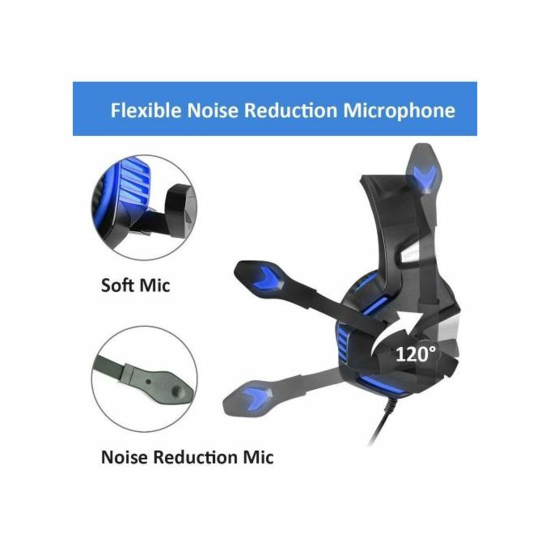 G7500 Gaming Casque avec Led Microphone pour Xbox , PS4 , Ordinateur 3