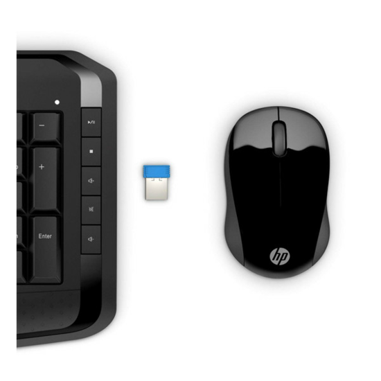 HP Wireless Keyboard and Mouse 300 - AZERTY 3
