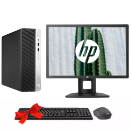 HP ProDesk 400 G5 SFFCore i5-8500 I 16 Go DDR4 I + 256 Go I Ecran HP ZDisplay Z24i 24 Pouces I Clavier Et souris