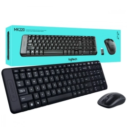 Clavier et souris sans fil Logitech MK220 - AZERTY