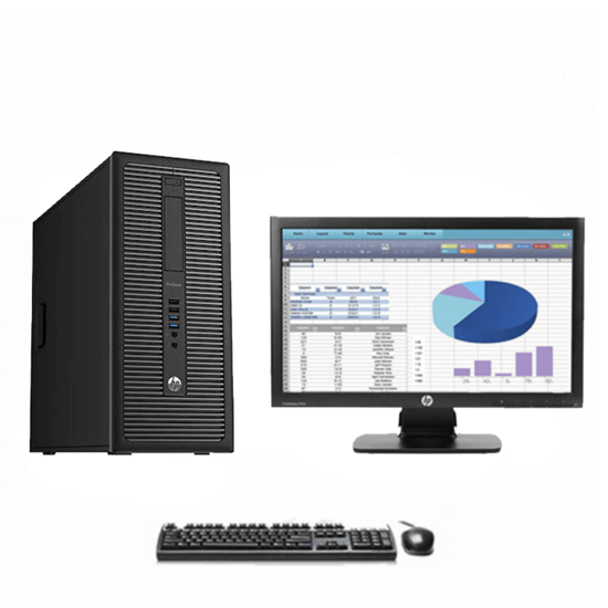 HP Prodesk 600 G1 TW 16 Go DDR3+Ecran HP P201 (Remis à Neuf) 1