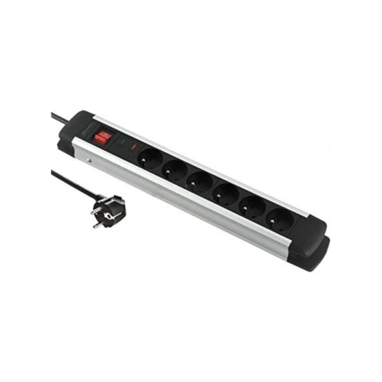 Multiprise Rackable LINKTECH 6 Prises/2 m 1