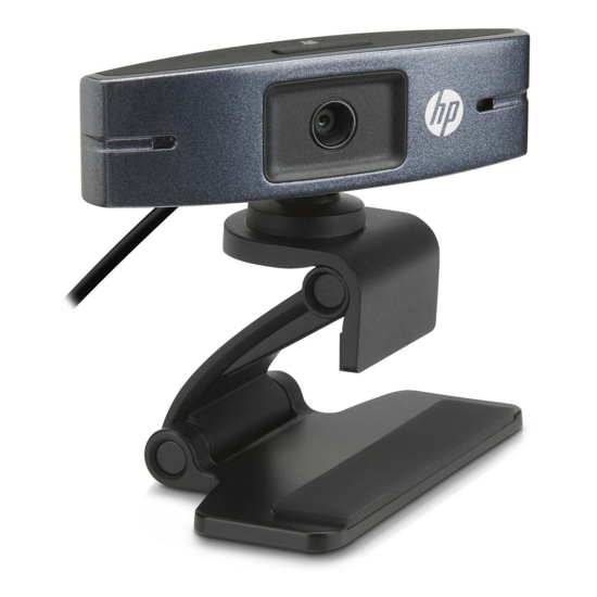 HP HD2300 webcam 1280 x 720 pixels Noir 1