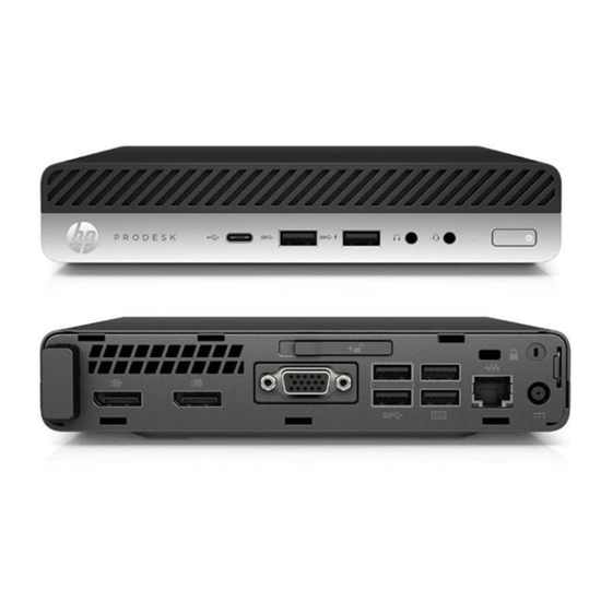HP ProDesk 600 G4 Mini Pc Remis à Neuf 1