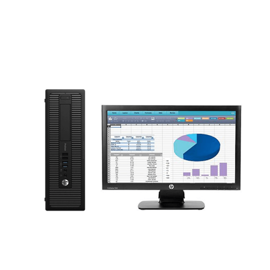 HP Prodesk 600 G1 i5-4590 +HP 20 Pouces 1