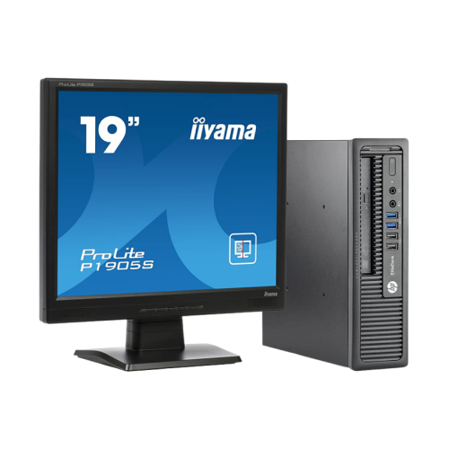 Pack PC Hp Prodesk 600 G1 SFF avec Ecran Philips 17S1B 1