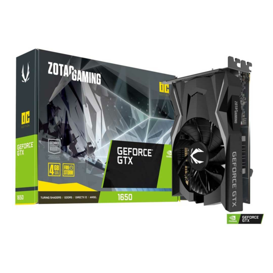 ZOTAC GAMING GeForce GTX 1650 OC (4 Go VRAM) 1