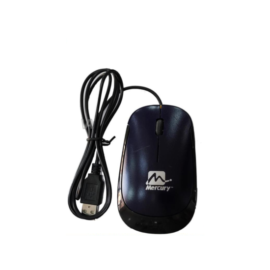 Souris Mercury USB Filaire bleu 1
