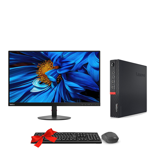 Lenovo ThinkCentre M910q Tiny Core i5-7400T– 8 Go – SSD 256 Go + écran Lenovo ThinkVision T23i-10 1