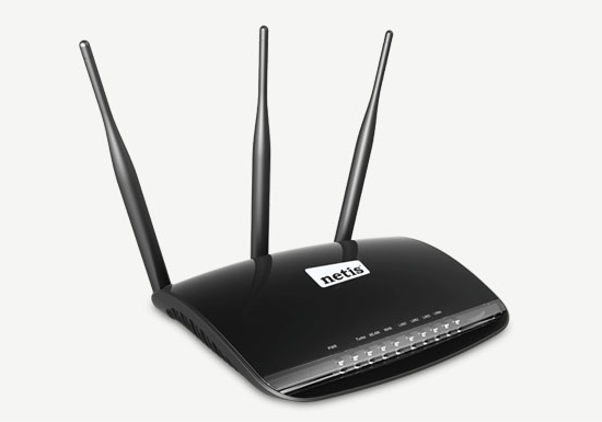 Routeur Point d'accès Wi-Fi 300Mbps NETIS WF2533 (High Power, 3 Antennes) – Noir 2