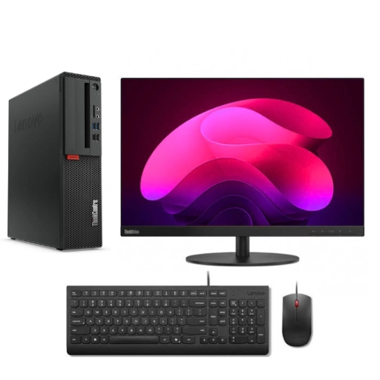 Lenovo ThinkCentre M720s SFF Pentium Gold G5420 8éme génération, 8Go RAM, SSD 256Go + Écran Lenovo T23i 1