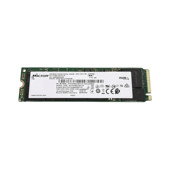 Disque Dur SSD 256 Go M.2 NVMe Micron 1