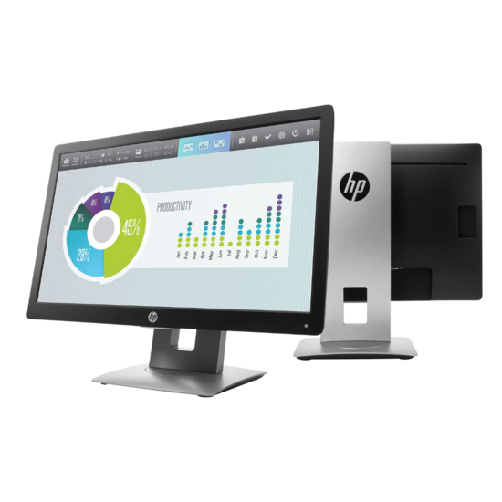 Pack PC HP Prodesk 600 G3 Mini Core i5-7500T 7ème Génerationn + HP EliteDisplay E202 3