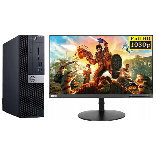 Dell OptiPlex 5060 SFF Core i7-8700 +lenovo T22i-10(Remis à Neuf) 1