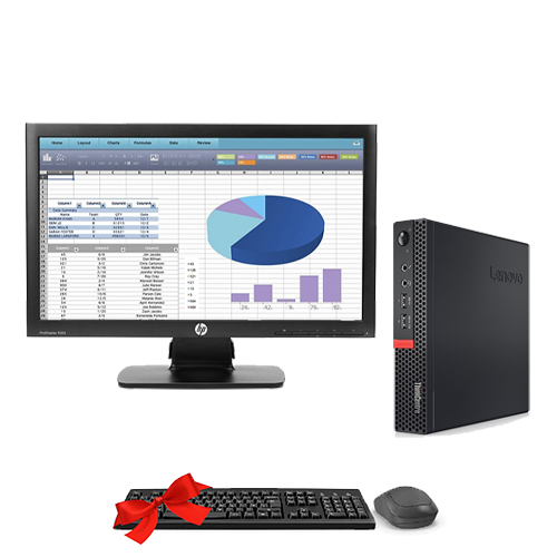 Lenovo ThinkCentre M710q TINY + HP 20 Pouces 1
