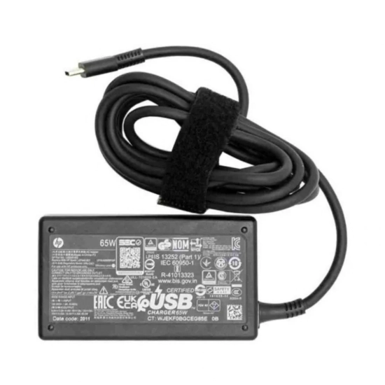 Chargeur HP 65W Type-C Original (TPN-CA21) 1