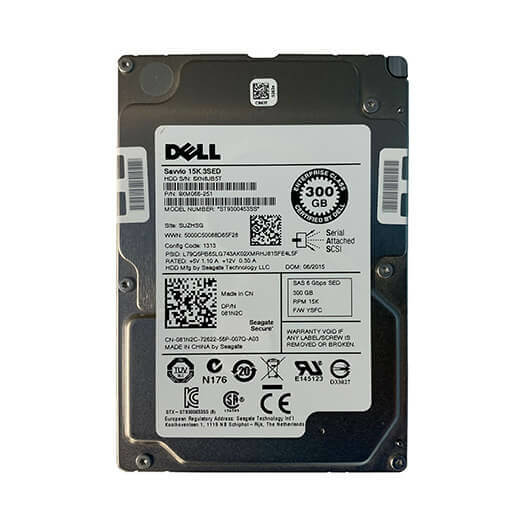 DISQUE DUR 300 Go 2.5 SAS 15K DELL 1