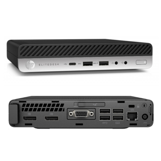 HP Elitedesk 800 G3 Mini Core i5-6500T I 16 Go DDR4 I 256Go 1
