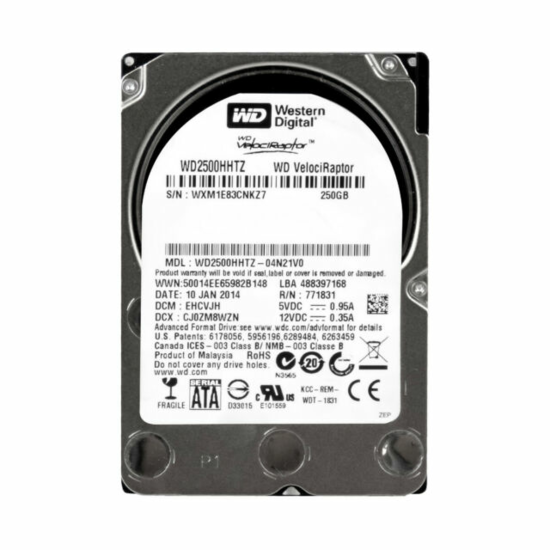 DISQUE DUR 250 Go  2.5 SATA WD (Remis à Neuf) 1