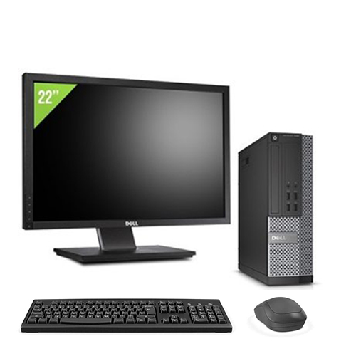 Dell Optiplex 9020 SFF Core i7-4790 8Go DDR3 500 Go HDD +Ecran Dell 22 Pouces 1