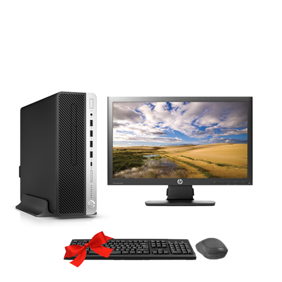 HP ProDesk 600 G5 SFF Core i5-9400 + HP  P202 (Remis à Neuf) 1