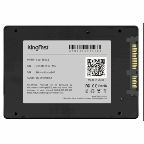 SSD 256 Go 2.5″ KingFast F10 – NEUF 3