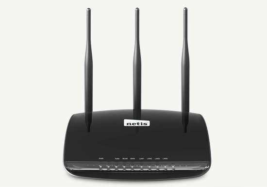 Routeur Point d'accès Wi-Fi 300Mbps NETIS WF2533 (High Power, 3 Antennes) – Noir 1