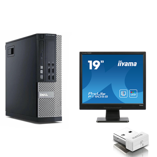 Pack Pc Dell Optiplex 9020 i5-4570+Ecran iiYAMA  ProLite P1905S (Remis à Neuf) 1