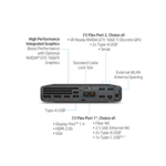 Unité Centrale HP EliteDesk 805 G6 Mini (AMD Ryzen 3 pro 4350 GE) 3