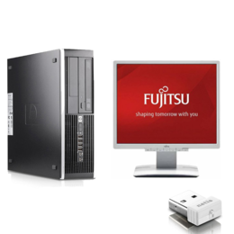 HP 6000 Pro SFF Core 2 Duo +Ecran FUJITSU DY19-7 Remis à Neuf