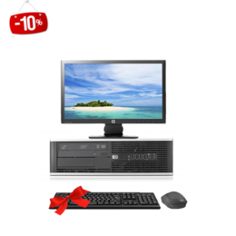 HP 6300 Pro SFF  + Ecran HP  P201 20 Pouces  (Remis à Neuf )