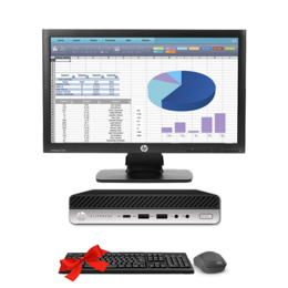 Pc Mini HP EliteDesk 800 G3 Mini +HP 20 Pouces