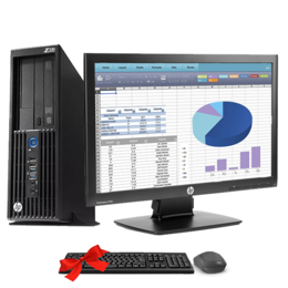 HP Z230 SFF Workstation + Ecran HP 20 Pouces