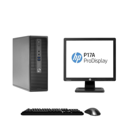 Pack HP ProDesk 400 G 2,5 + HP ProDisplay P17A (Remis à Neuf)