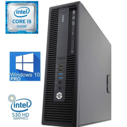 HP ProDesk 600 G2 SFF Core i5-6500 I 8Go DDR4 I 128Go SSD I Win 10 Pro [Remis à Neuf]
