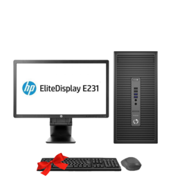 HP PRODESK 600 G2 MT + HP EliteDisplay E231 (Remis à Neuf)