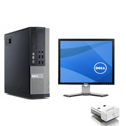 Dell Optiplex 3010 DT Core i3-3220 + Ecran Dell 1707FPt