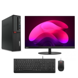 Lenovo ThinkCentre M720s SFF Pentium Gold G5420 8éme génération, 8Go RAM, SSD 256Go + Écran Lenovo T23i