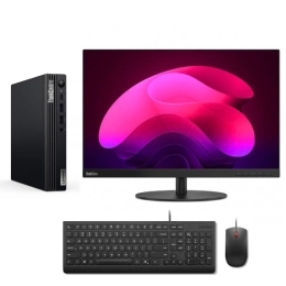 Lenovo ThinkCentre M70q Tiny i5-10400T + écran Lenovo ThinkVision T23i-10 – 8 Go – SSD 256 Go