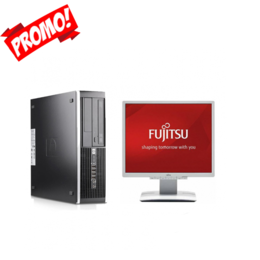 Pack Pc HP 6200 Pro DC SFF Core i5-2400  +Ecran FUJITSU DY19-7 (Remis à Neuf )
