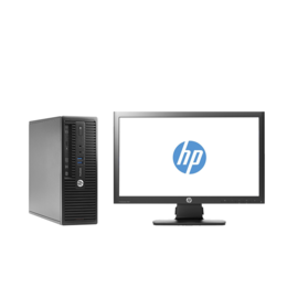 HP ProDesk 400 G 2,5 Core i3-4150+ HP ProDisplay P201 (Remis à Neuf)