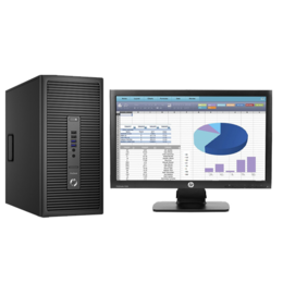 HP PRODESK 600 G2 MT i3-6100  +Ecran HP 20 Pouces