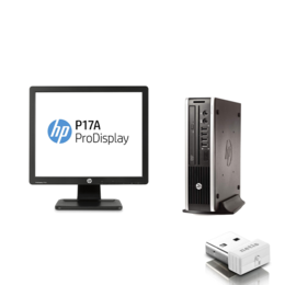 Pack Pc HP compaq 8200 Elite SFF +Ecran HP P17a (Remis à Neuf)