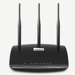 Routeur Point d'accès Wi-Fi 300Mbps NETIS WF2533 (High Power, 3 Antennes) – Noir
