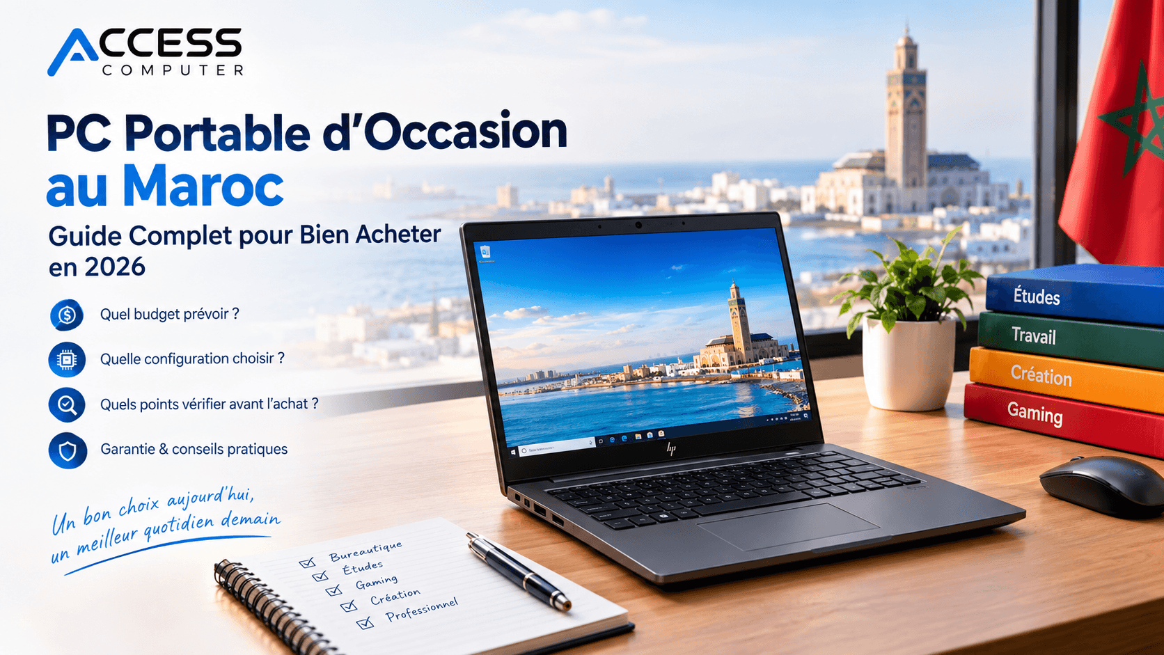 PC Portable d’Occasion au Maroc : Guide Complet pour Bien Acheter en 2026